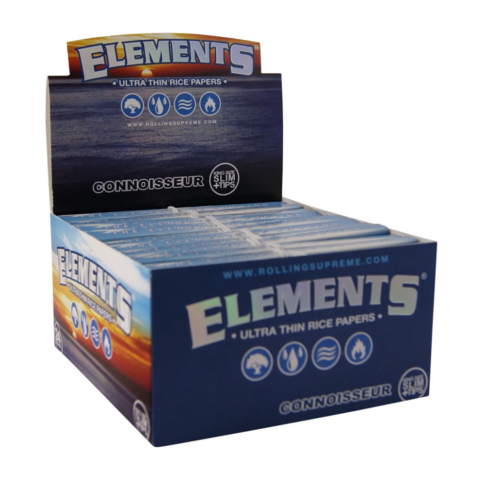 Elements Blättchen King Size Slim + FilterTips 24er Box á33