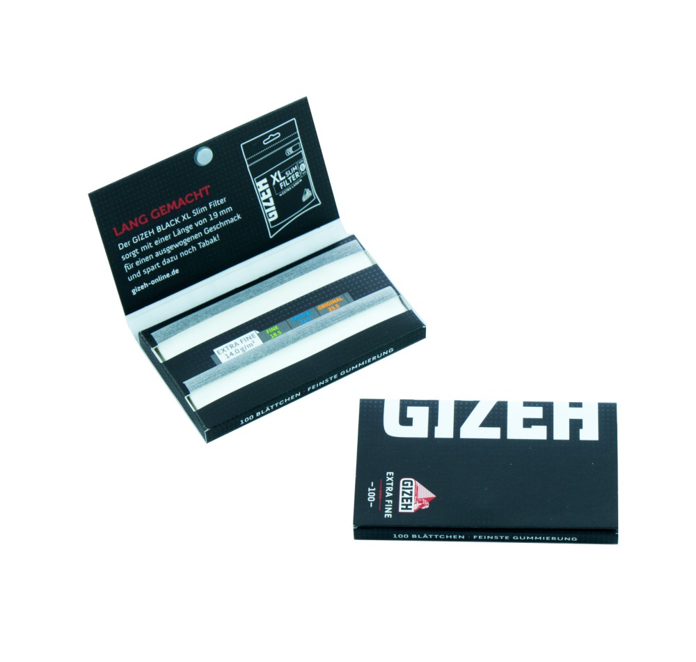 GIZEH Extra Fine Smoking Paper 20er a100 Blatt