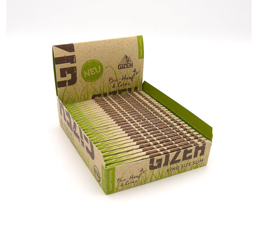 Gizeh Hanf+Gras King Size SLIM 25er Box
