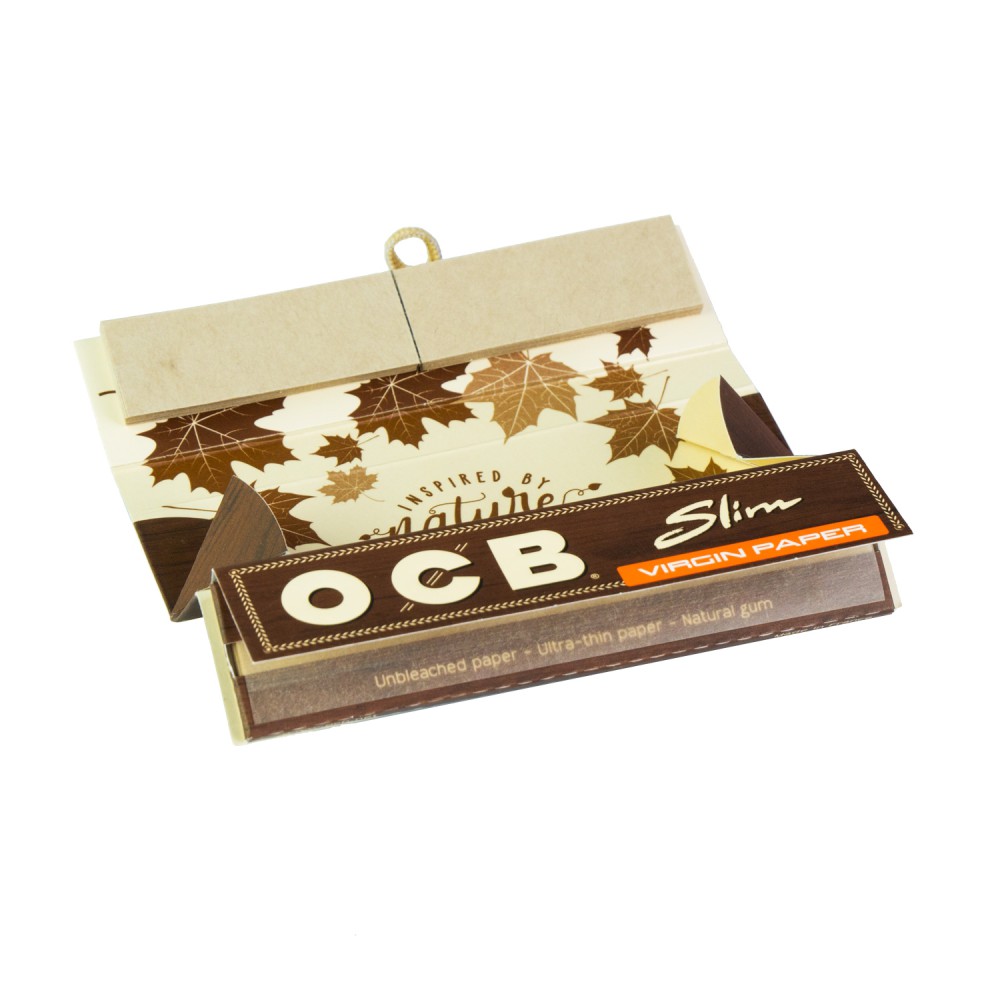 OCB Slim Braun "Roll Kit" + FilterTips 32er Box a´32 Paper + Tips