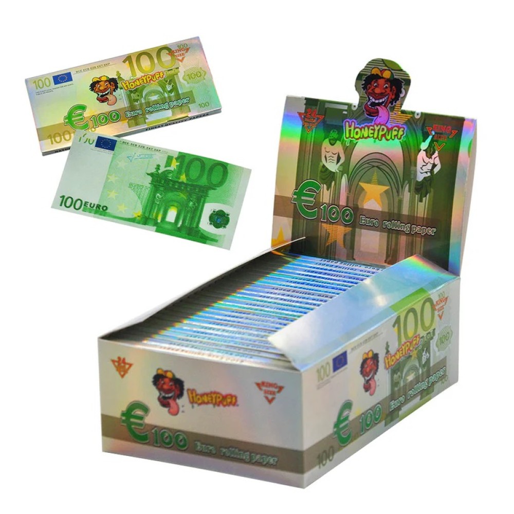 Honey Puff €100 Rolling Paper  King Size Rolling Papers