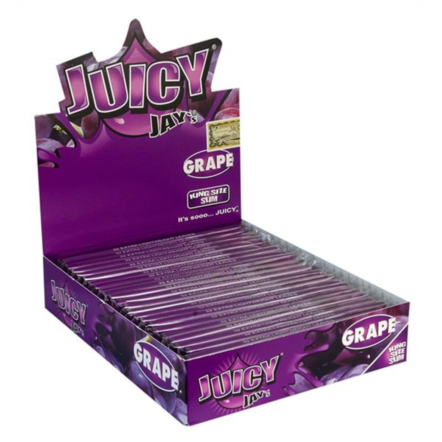 Juicy Jay’s King Size Slim Papier – Grape Juicy Jay’s King Size Slim Papier – Grape