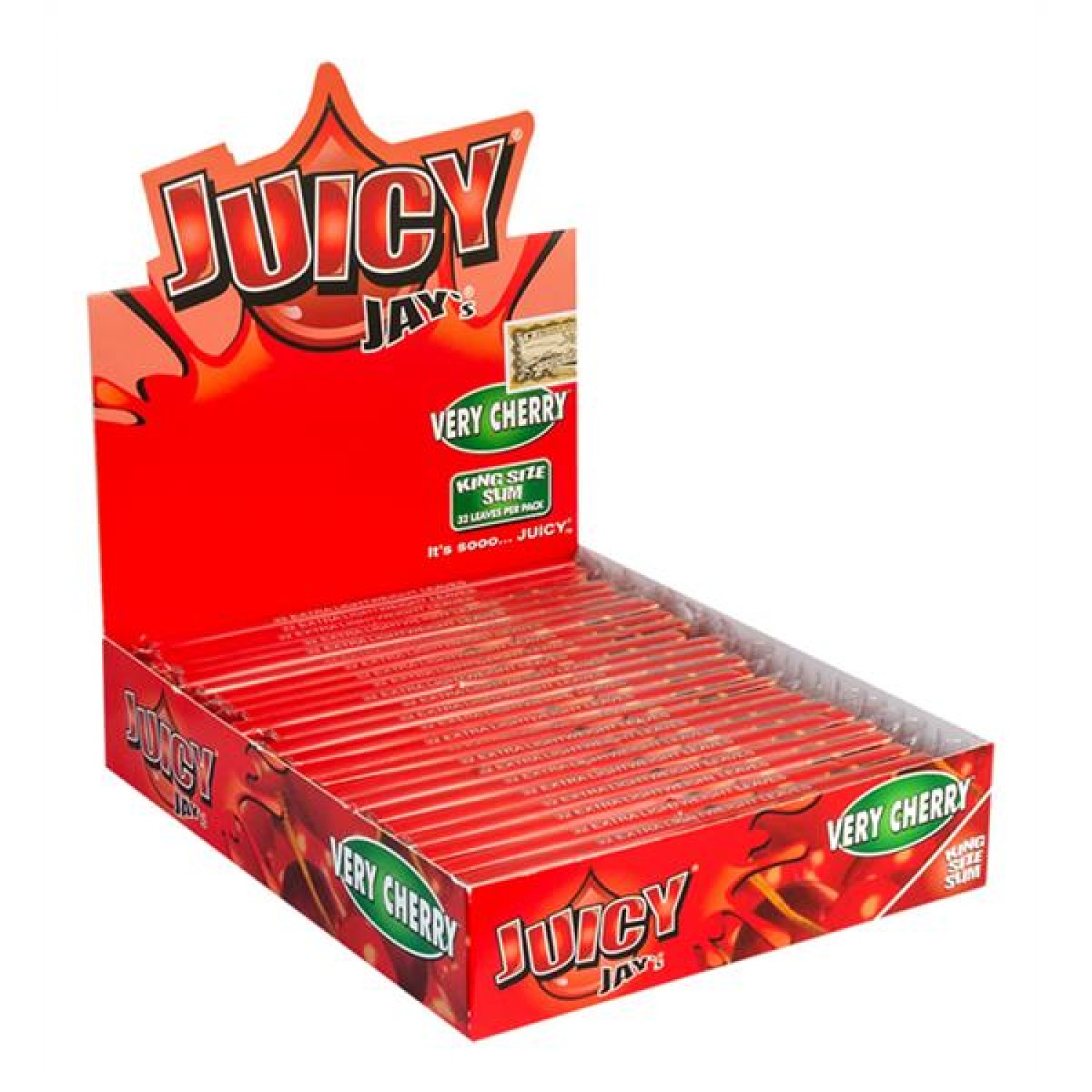 Juicy Jay’s King Size Slim Papier – Cherry Juicy Jay’s King Size Slim Papier – Cherry
