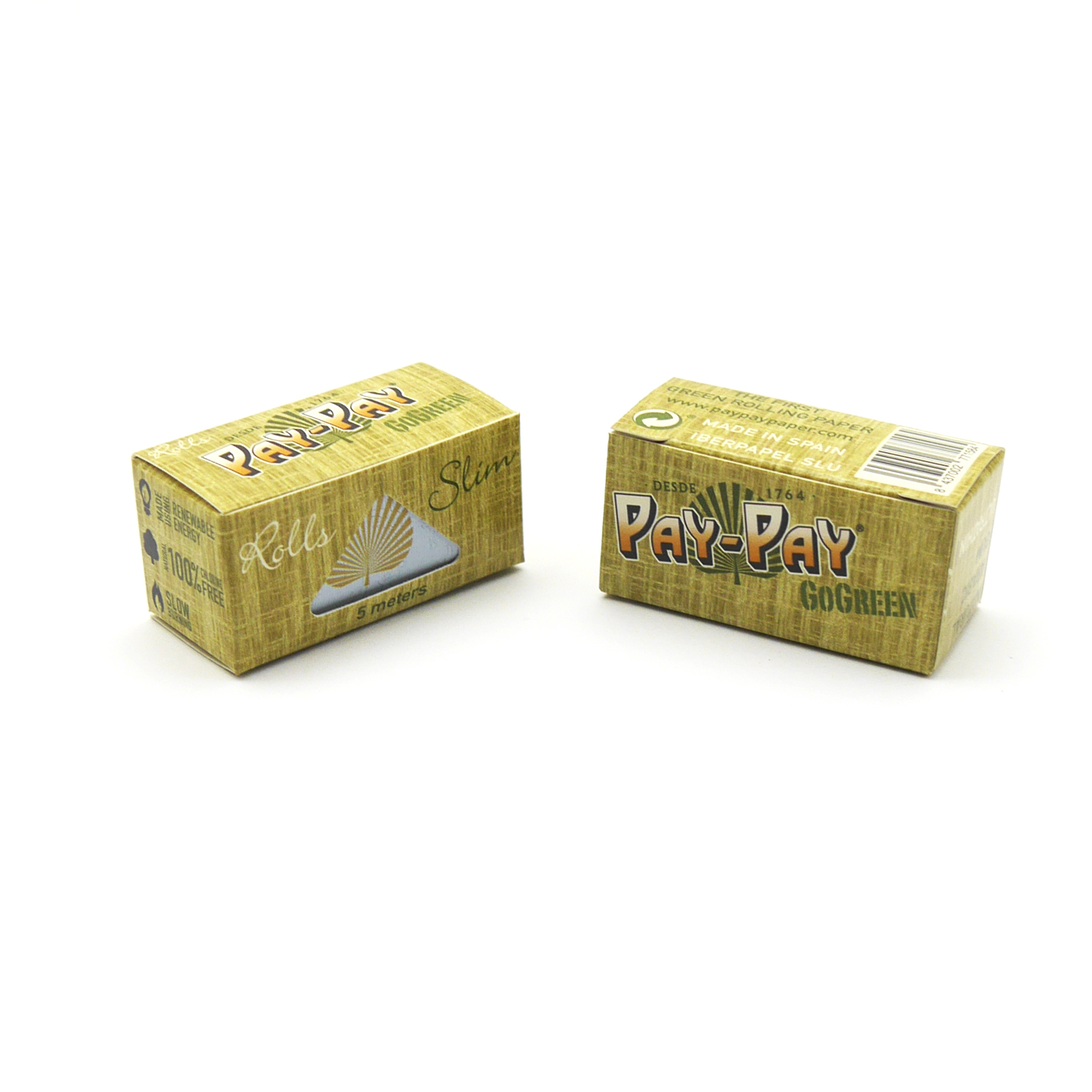 Pay-Pay GoGreen Slim Rolls ungebleicht VE24