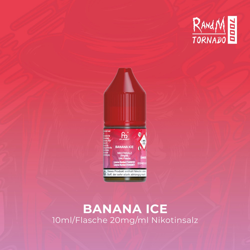 RandM Liquid Banana Ice 10ml/Flasche 20mg/ml Nikotinsalz