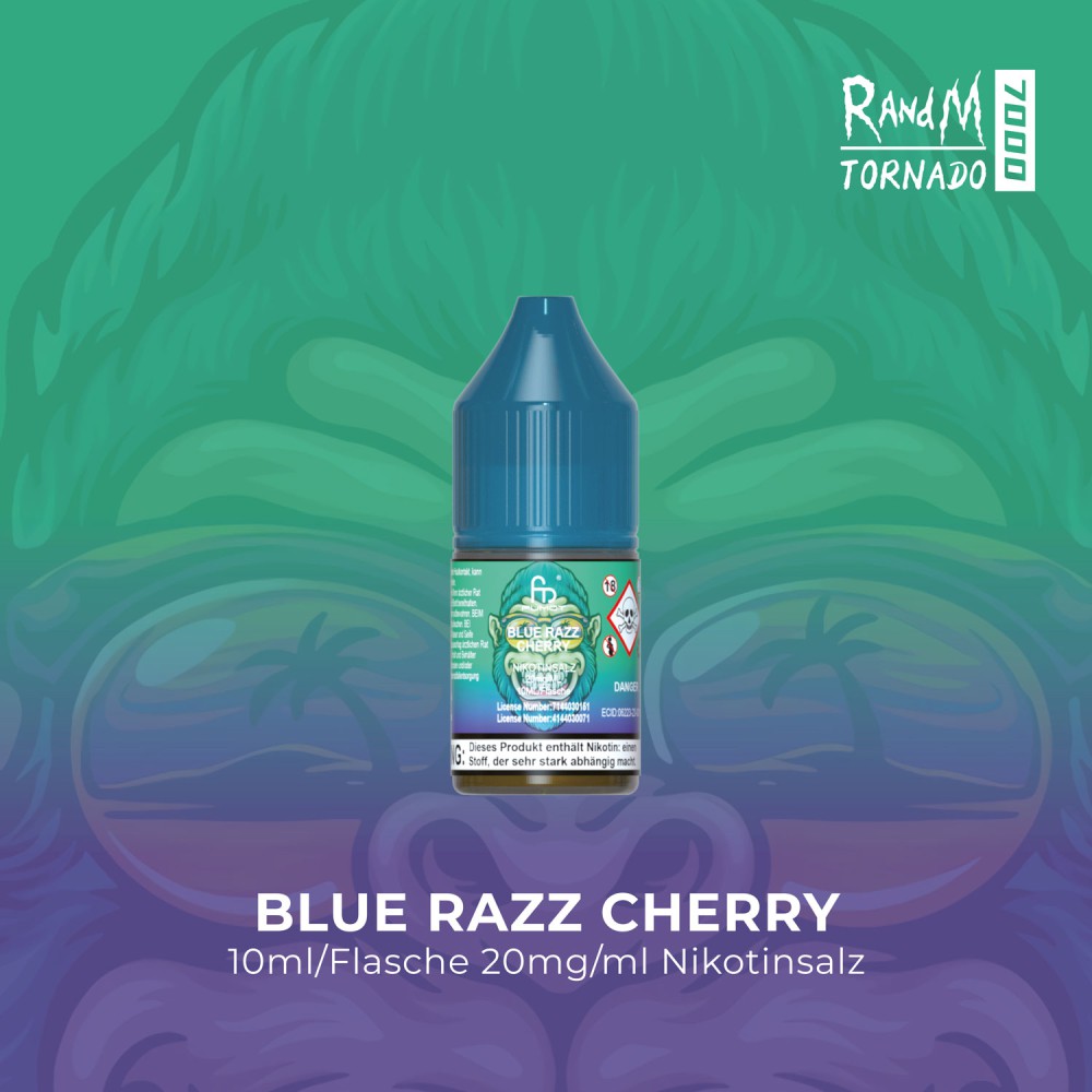 RandM Liquid Blue Razz Cherry 10ml/Flasche 20mg/ml Nikotinsalz