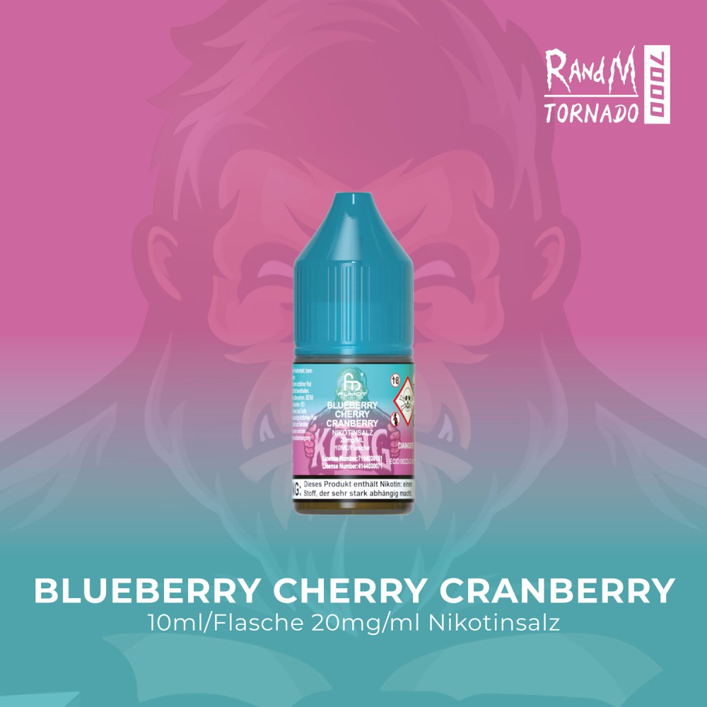 RandM Liquid Blueberry Cherry Cranberry 10ml - 20mg/ml Nikotinsalz