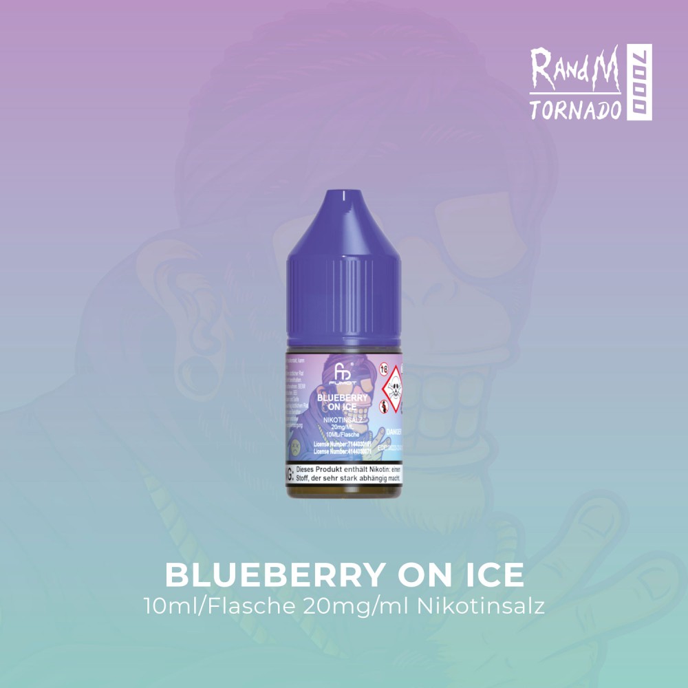 RandM Liquid Blueberry on Ice 10ml/Flasche 20mg/ml Nikotinsalz