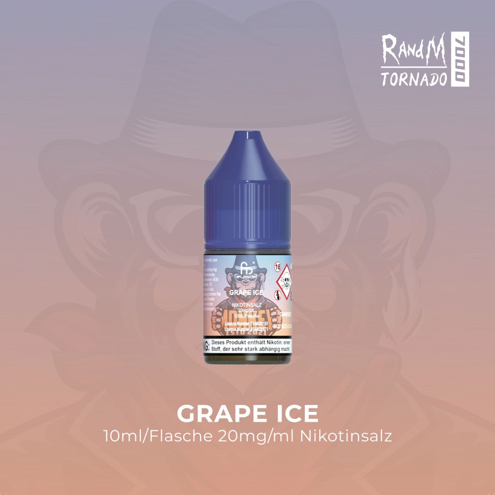 RandM Liquid Grape Ice 10ml/Flasche 20mg/ml Nikotinsalz