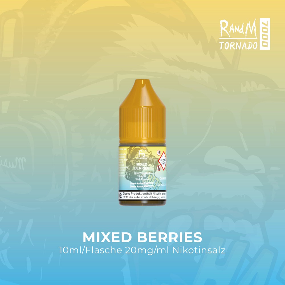 RandM Liquid Mixed Berries 10ml/Flasche 20mg/ml Nikotinsalz