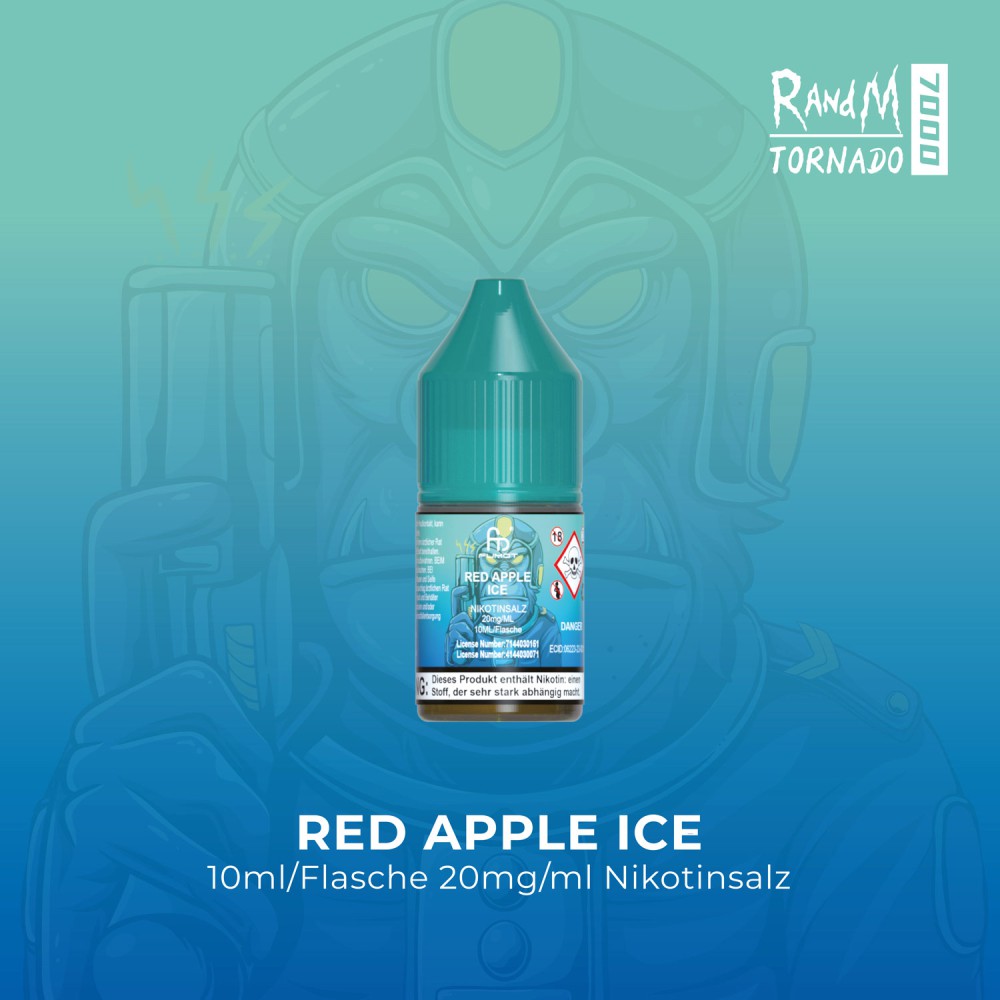 RandM Liquid Red Apple Ice 10ml/Flasche 20mg/ml Nikotinsalz