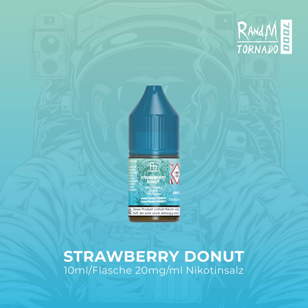 RandM Liquid Strawberry Donut 10ml/Flasche 20mg/ml Nikotinsalz