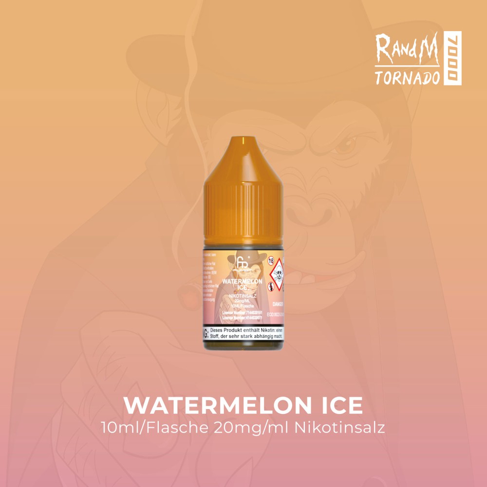 RandM Liquid Wassermelonen eis 10ml/Flasche 20mg/ml Nikotinsalz