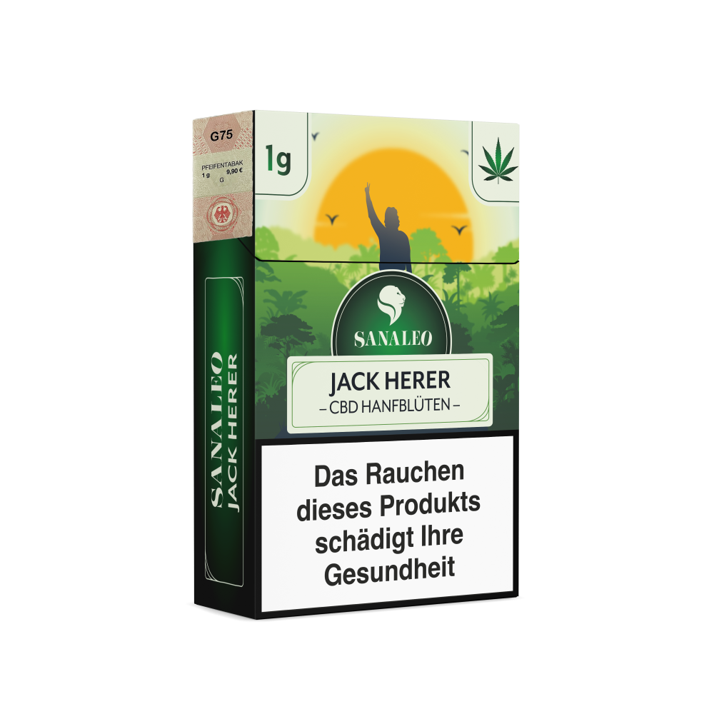 Sanaleo CBD Hanfblüten "Jack Herer" 1g