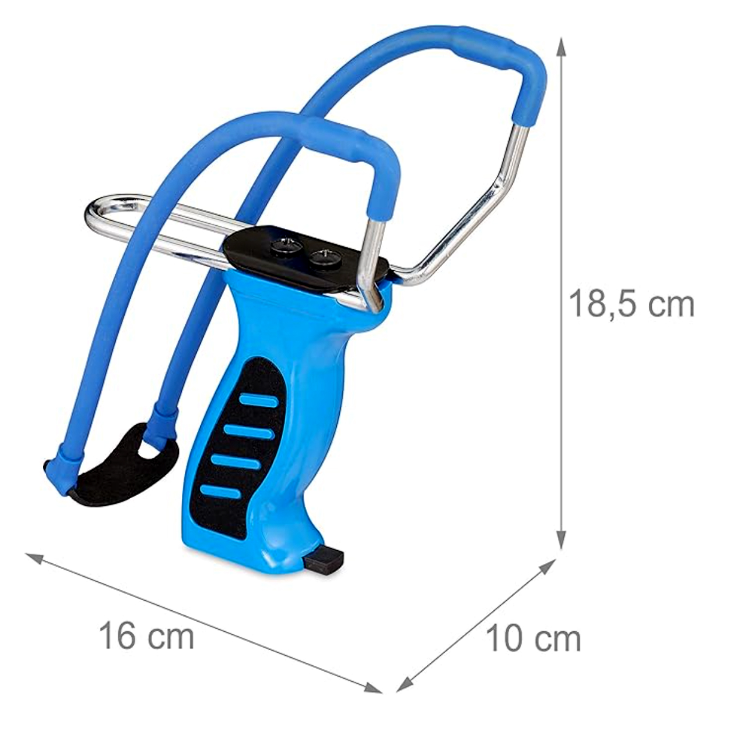 Steinschleuder Set Blau "Strong" inkl. Zubehör