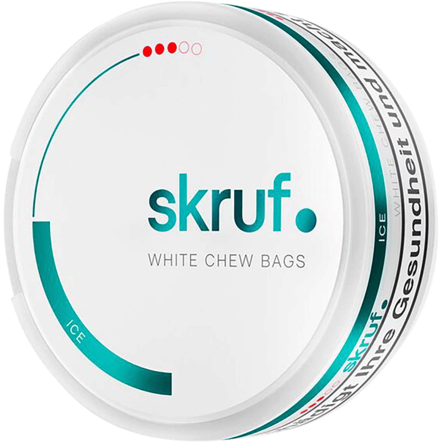 Skruf – Ice White Kautabak #3, 10er-Packung