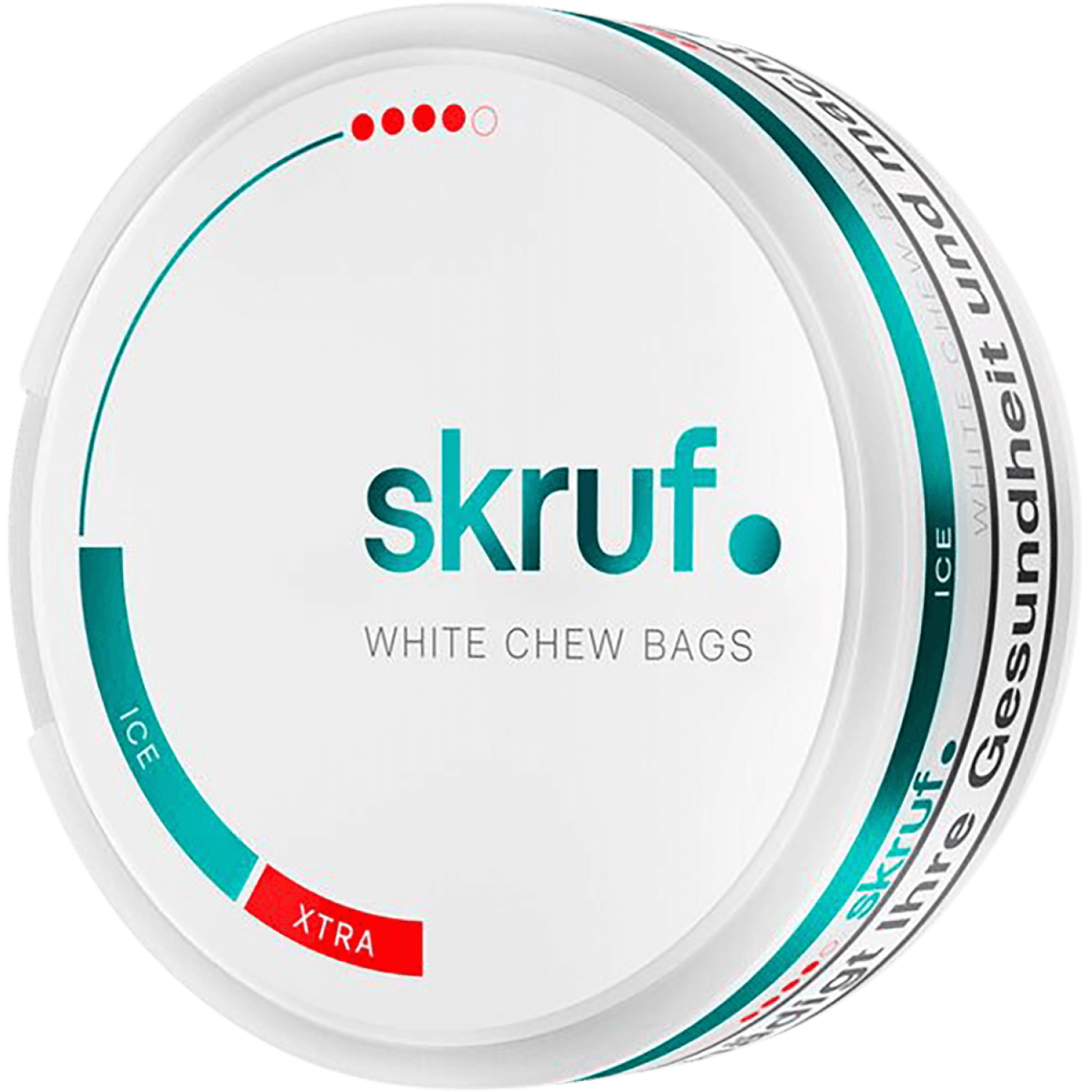 Skruf - Ice White Chew Bags #4, Pack of 10pcs