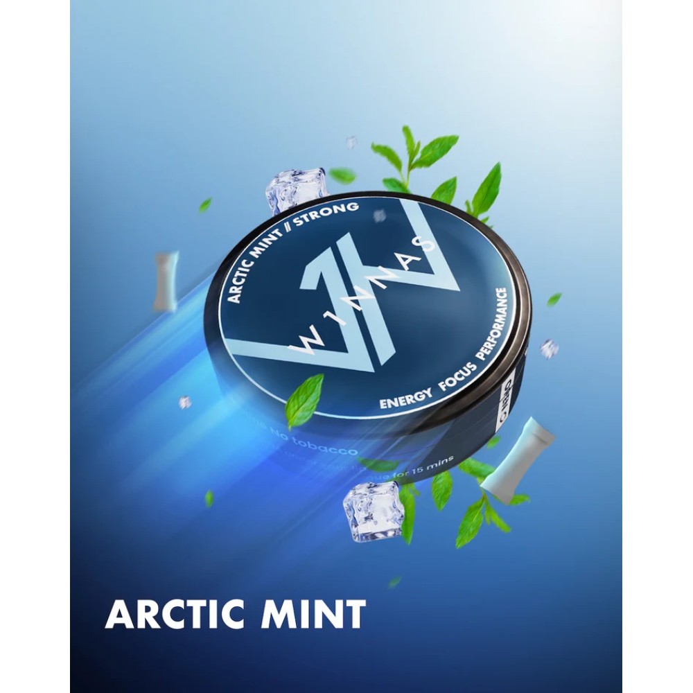 W1nnas "Arctic Mint" Strong 200mg Performance Pouches Dose VE-10 W1nnas "Arctic Mint" Strong 200mg Performance Pouches Dose VE-10