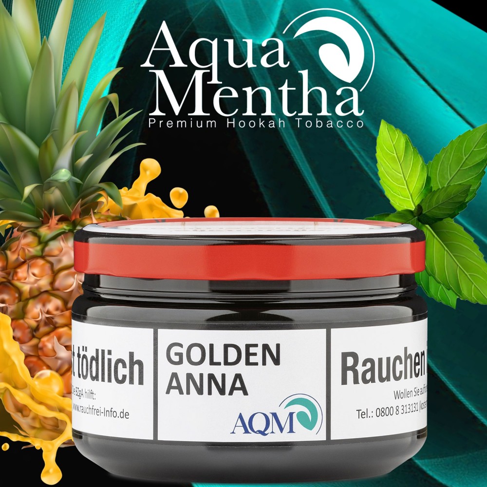 Aqua Mentha Tabak Base Golden Anna 100g
