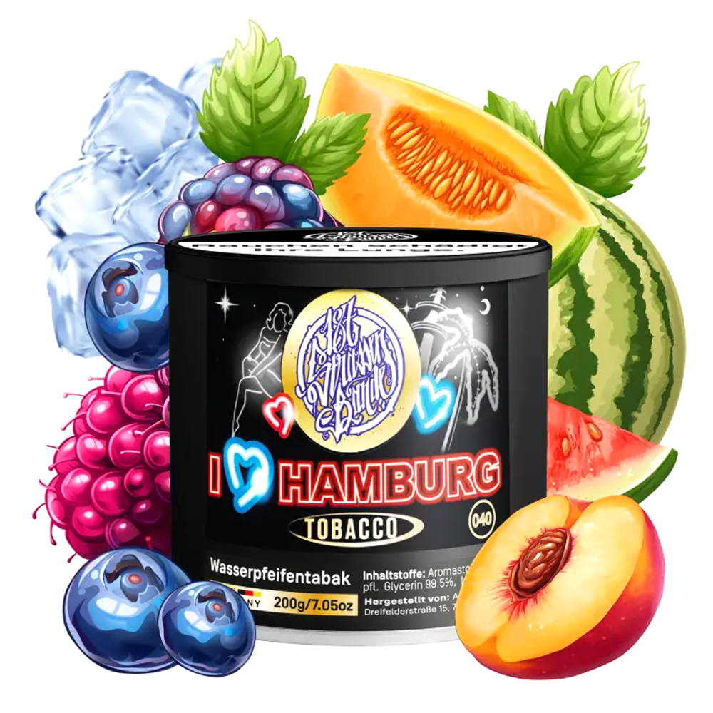 187 Strassenbande Tabak " I LOVE HAMBURG " 200g, EVK 26,90€