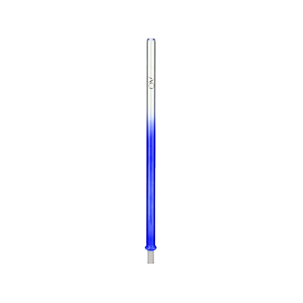AO Glas Mundstück Runde Blau ca 43cm