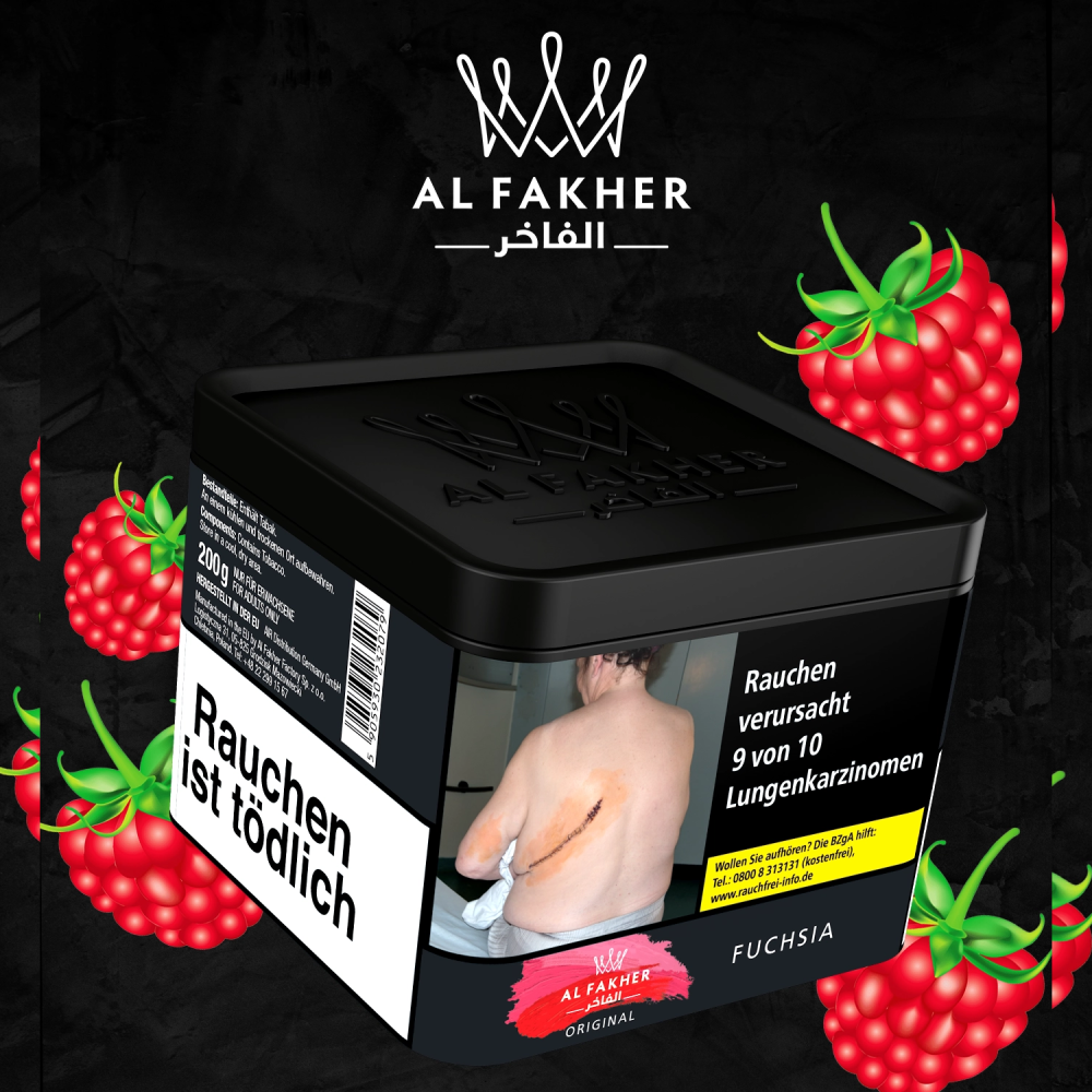 Al Fakher Tabak Fuchsia 200g ,EVK 25,90€