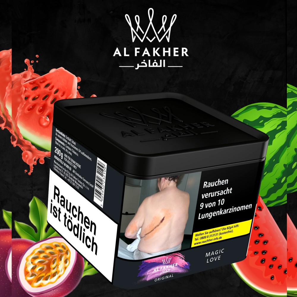 Al Fakher Tabak Magic Love 200g, EVK 25,90€