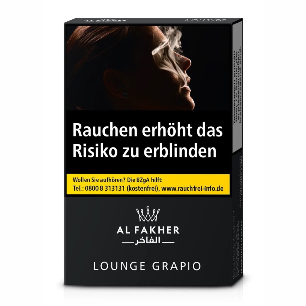 Al Fakher Tabak Lounge Grapio 20g VE10 , EVK 2,50€