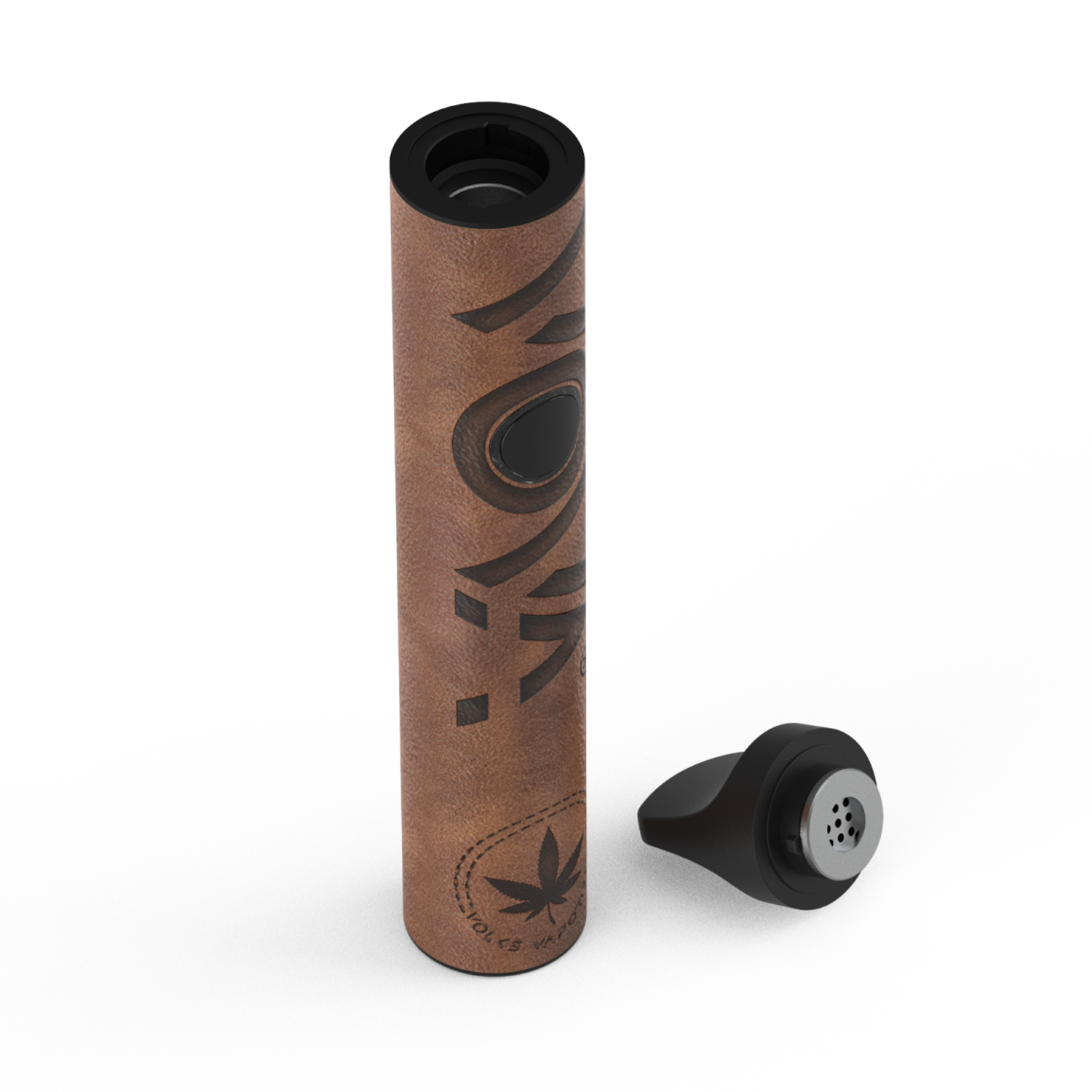 VOVA Vaporizer - Brown Leather, Batterie 1000 mAh