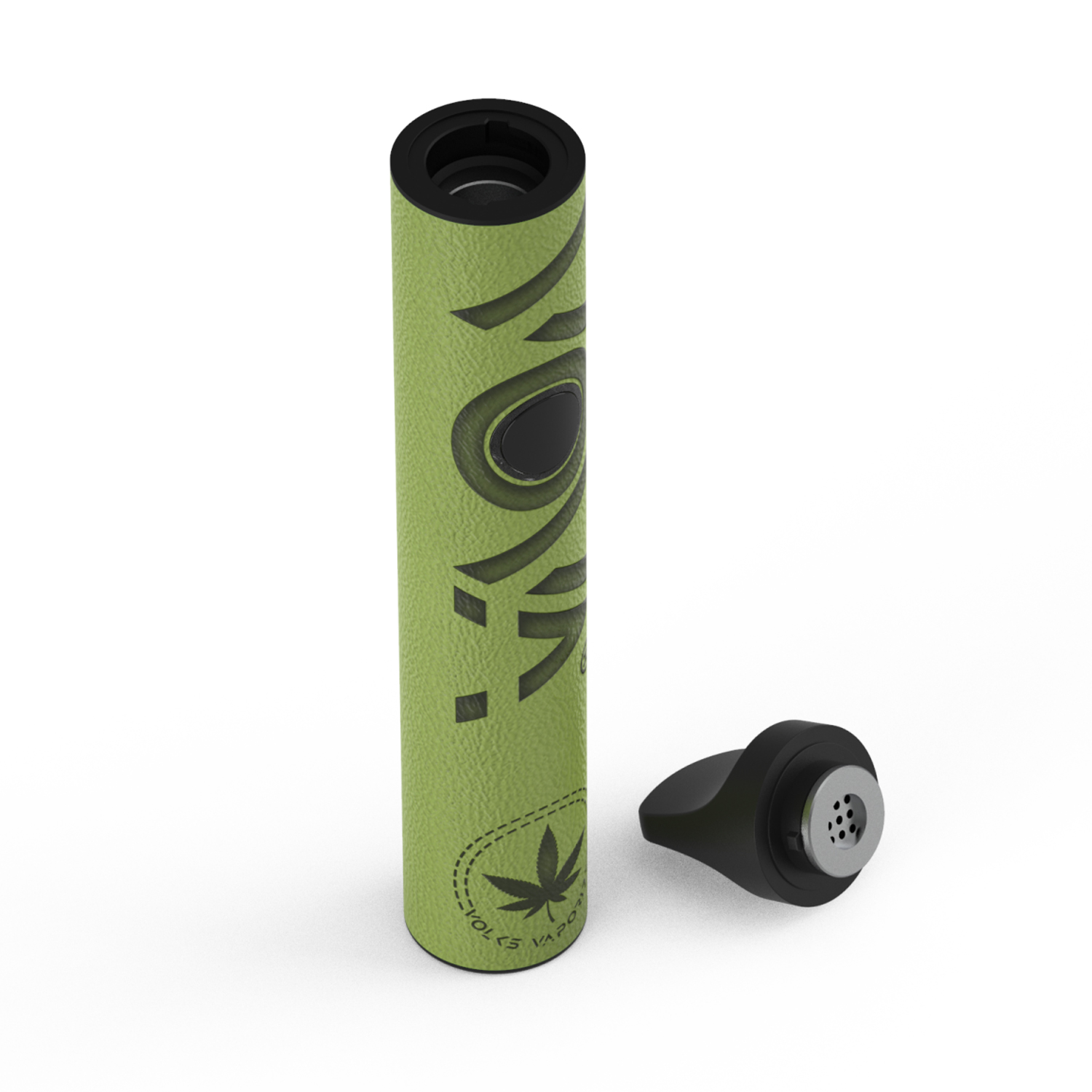 VOVA Vaporizer - Green Leather, Batterie 1000 mAh