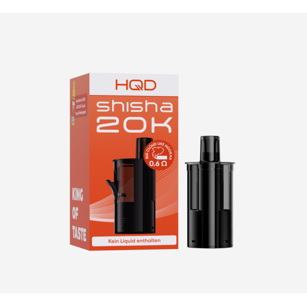 HQD Shisha 20K - Nachfüllbarer Pod 10ml