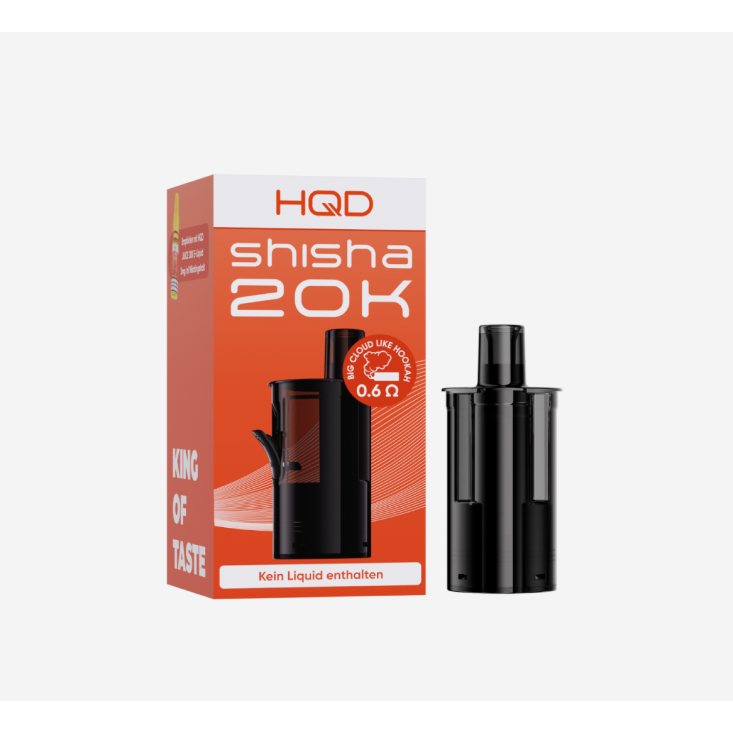 HQD Shisha 20K - Nachfüllbarer Pod 10ml