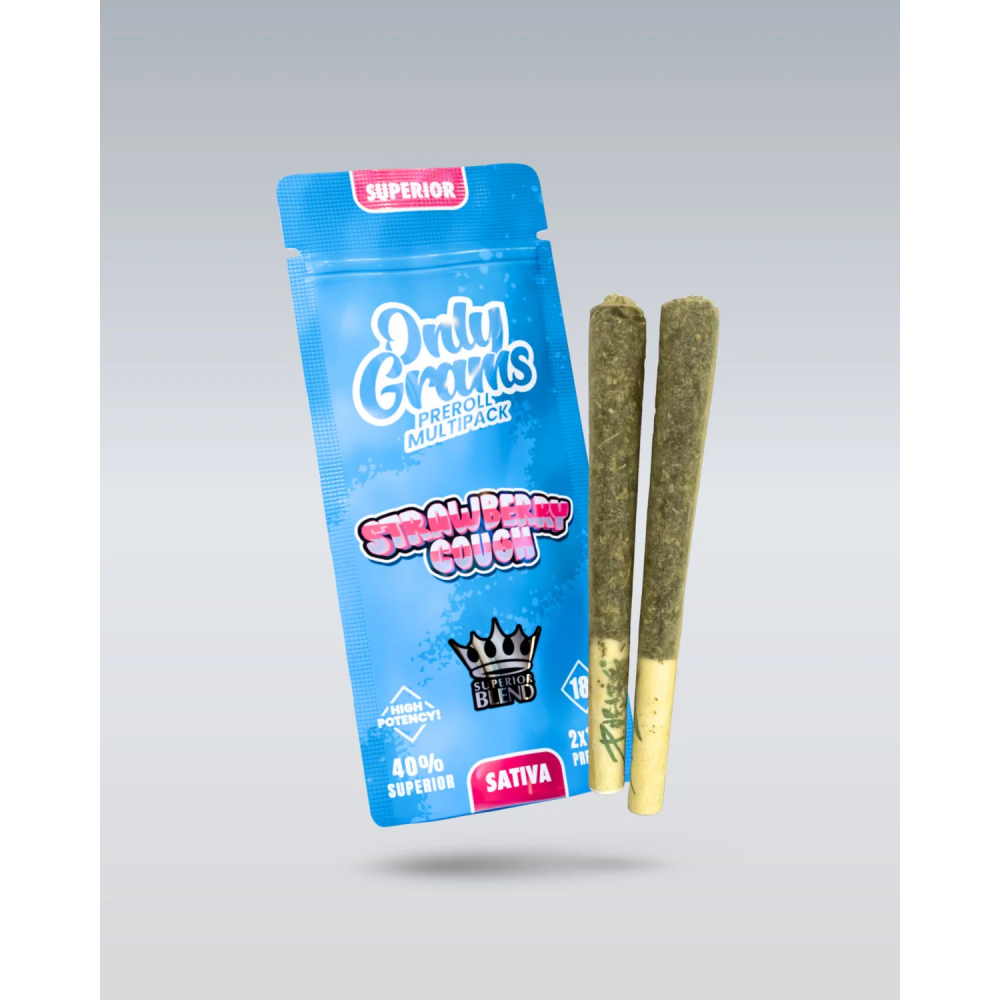 Superior Pre-Rolls Sativa 40% - Strawberry Cough | 2x 1.5g