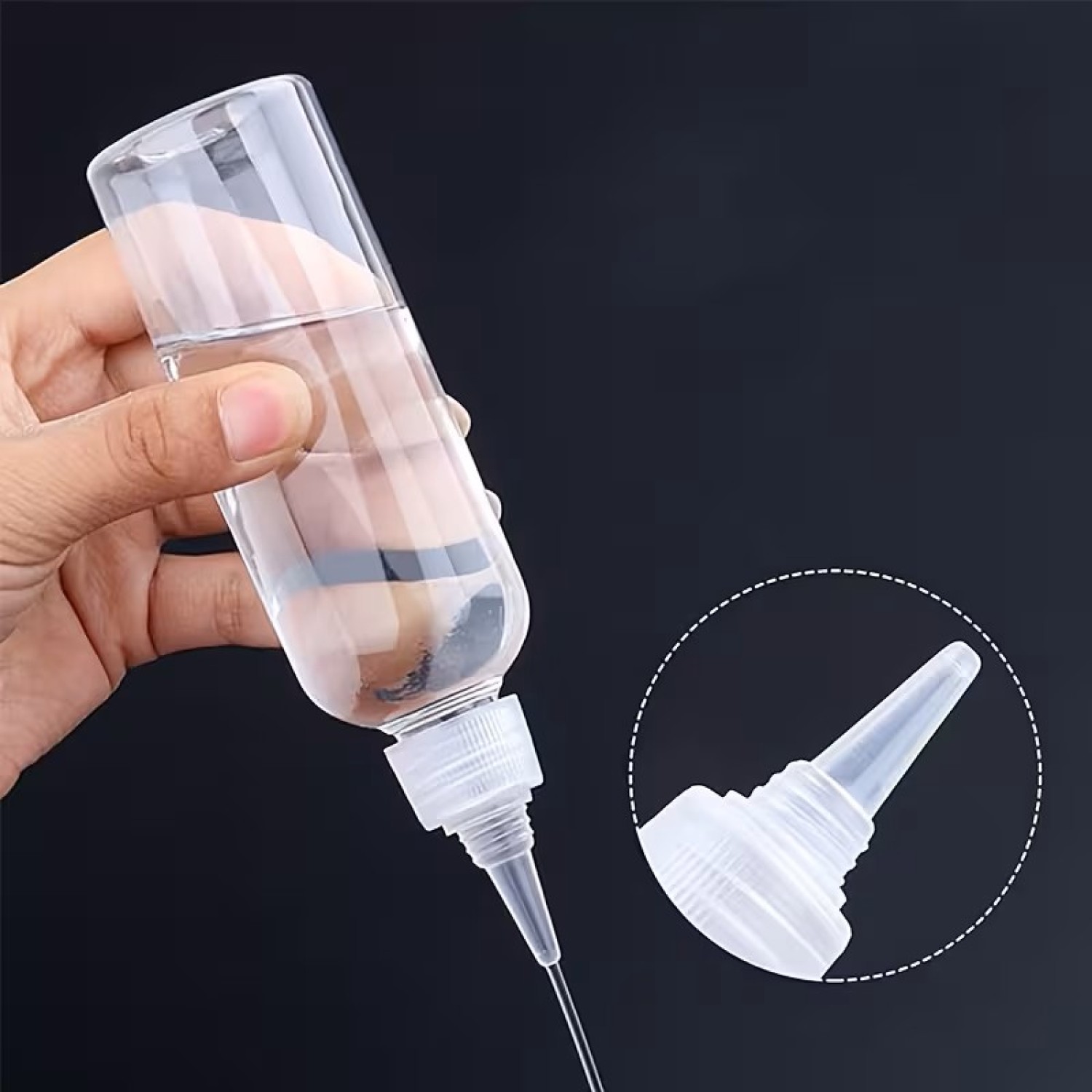 Plastick flasche mit Spritzeinsatz 100ml