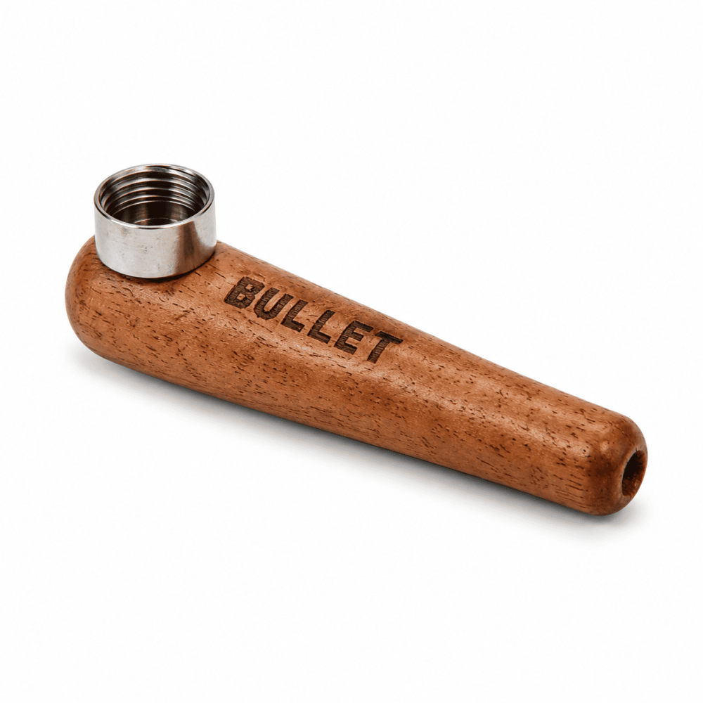 BulletHolz Pf. Braun Glatt mit M. Kopf ca.11cm.
