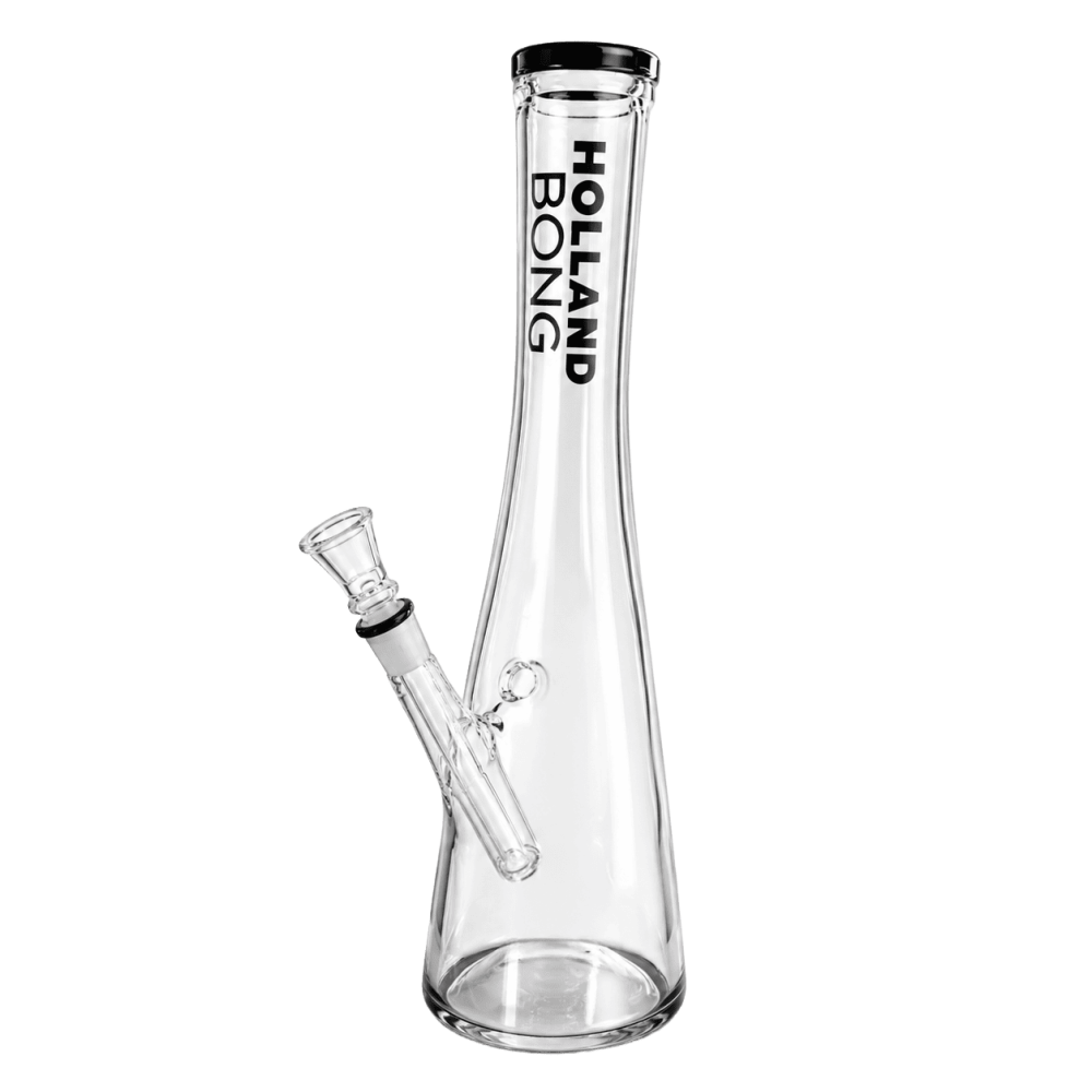 Holland Bong mit Glas-chillum | H: 35cm, Schliff: 18.8mm