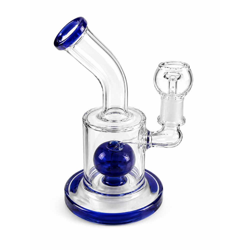 Öl-Glasbong mit Percolator | Dabbing 1 | H: 16cm