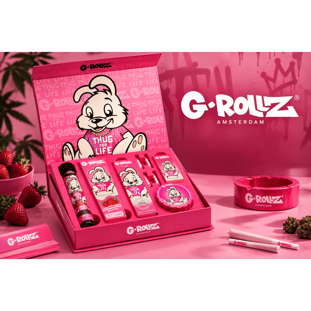 G-Rollz | Banksy's Graffiti Gift Box XS "Thug for Life" – 11-Piece Premium Smoking Kit