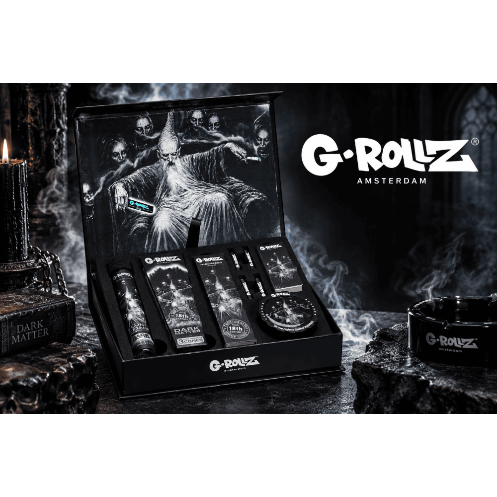 G-Rollz | Gift Box XS "Dark Matter" – 11-Piece Premium Smoking Kit