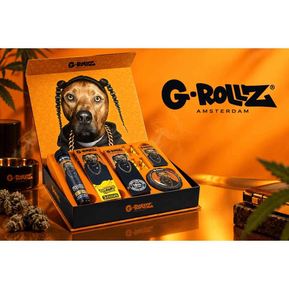 G-Rollz | Gift Box XS "Rap" – 11-Piece Premium Smoking Kit