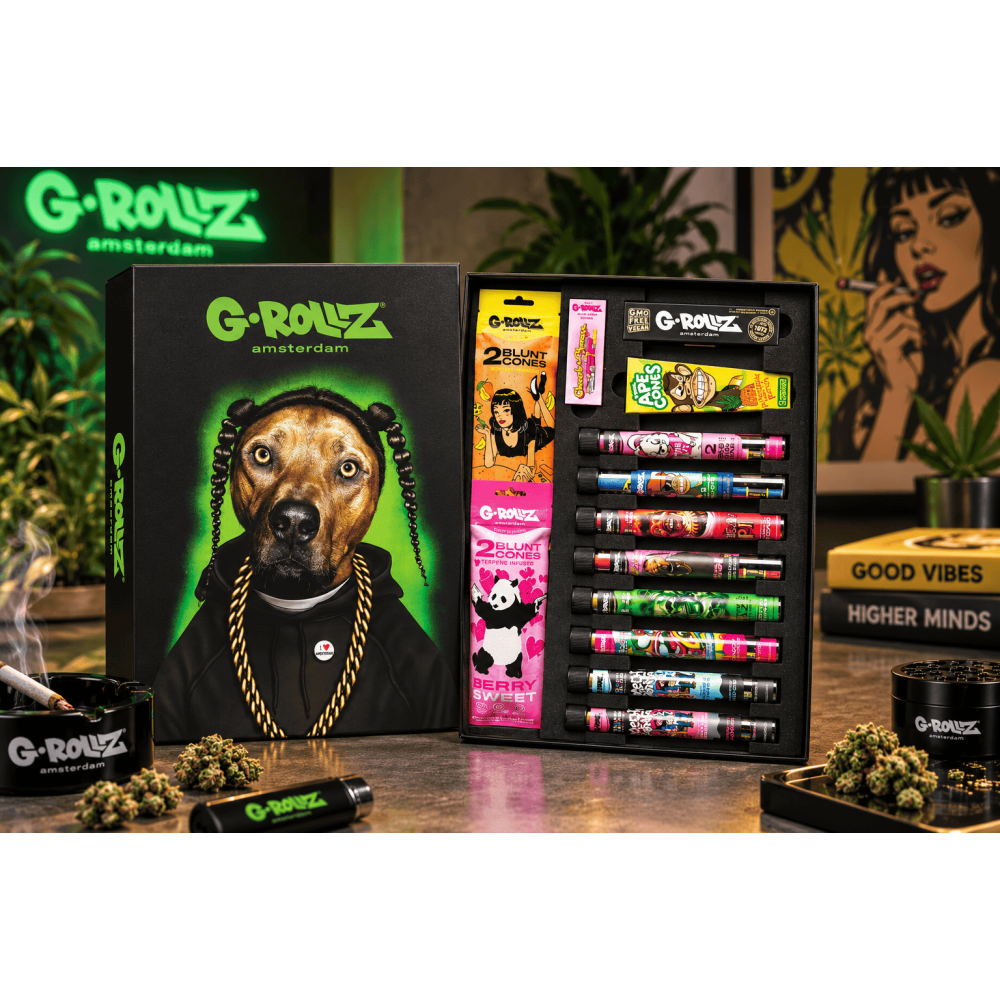 G-Rollz Blunt Geschenkbox – 16-Stück Premium-Smoking-Kit