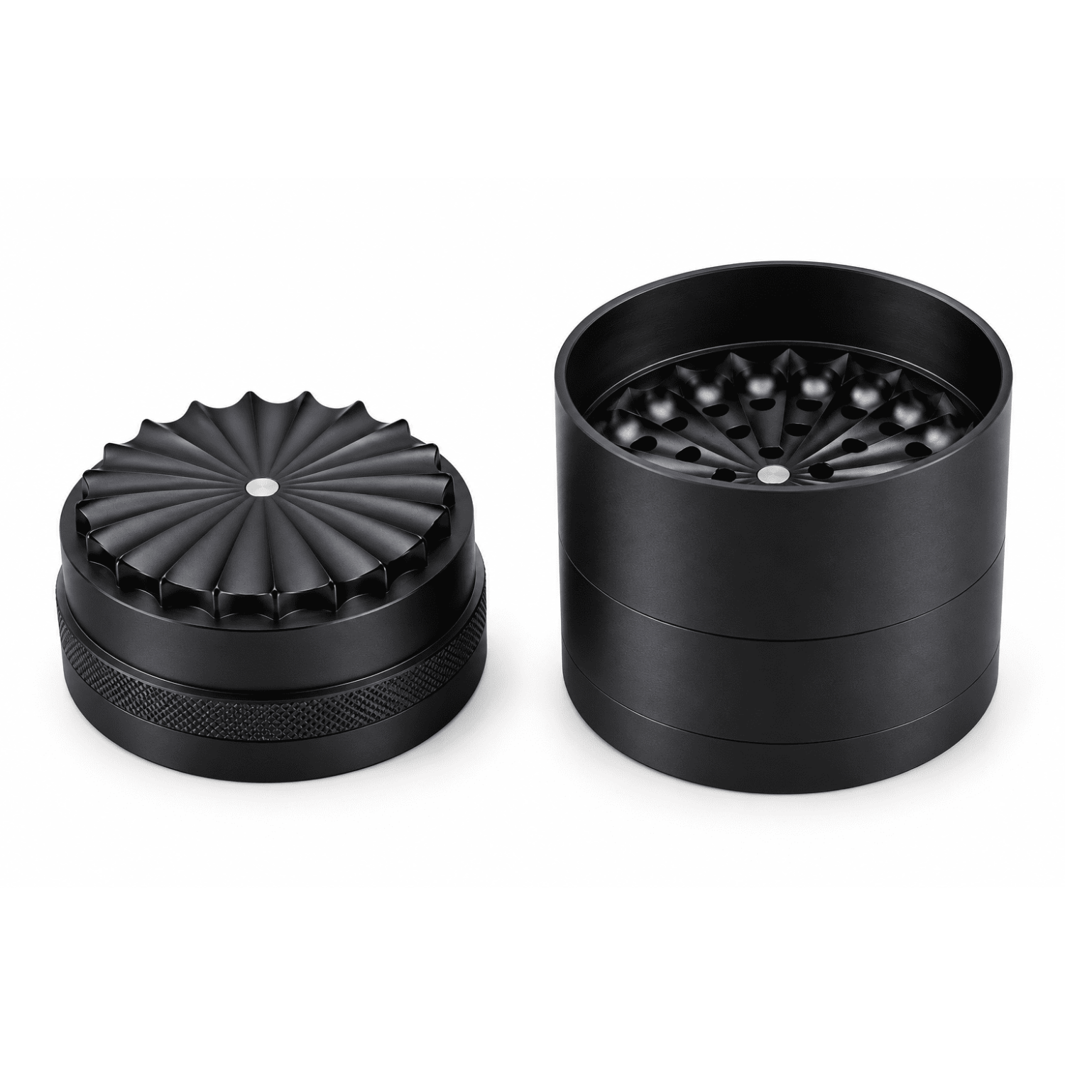 Metal Hash Grinder Black ca.62 mm h-75mm