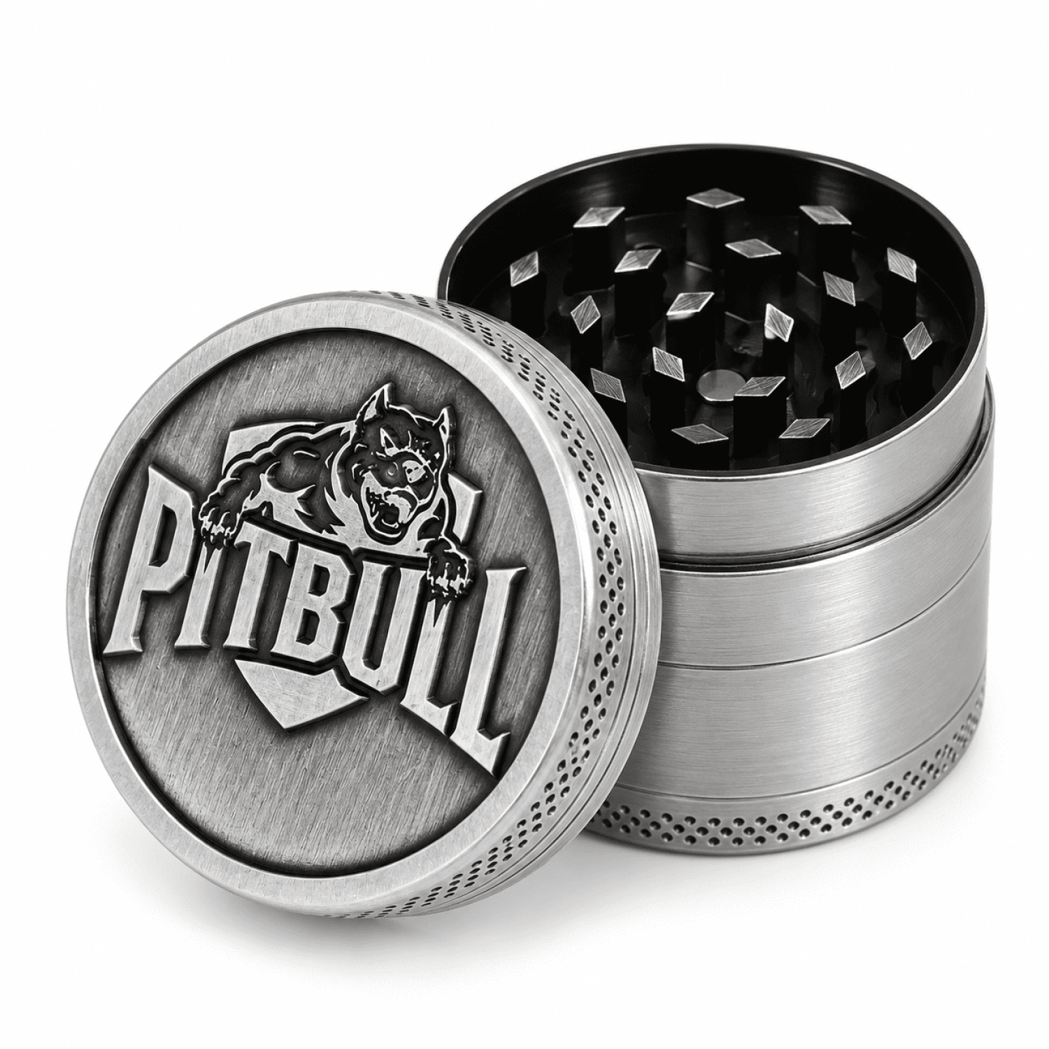 PITBULL Metal Grinder 40mm. 4 Teiler VE-12