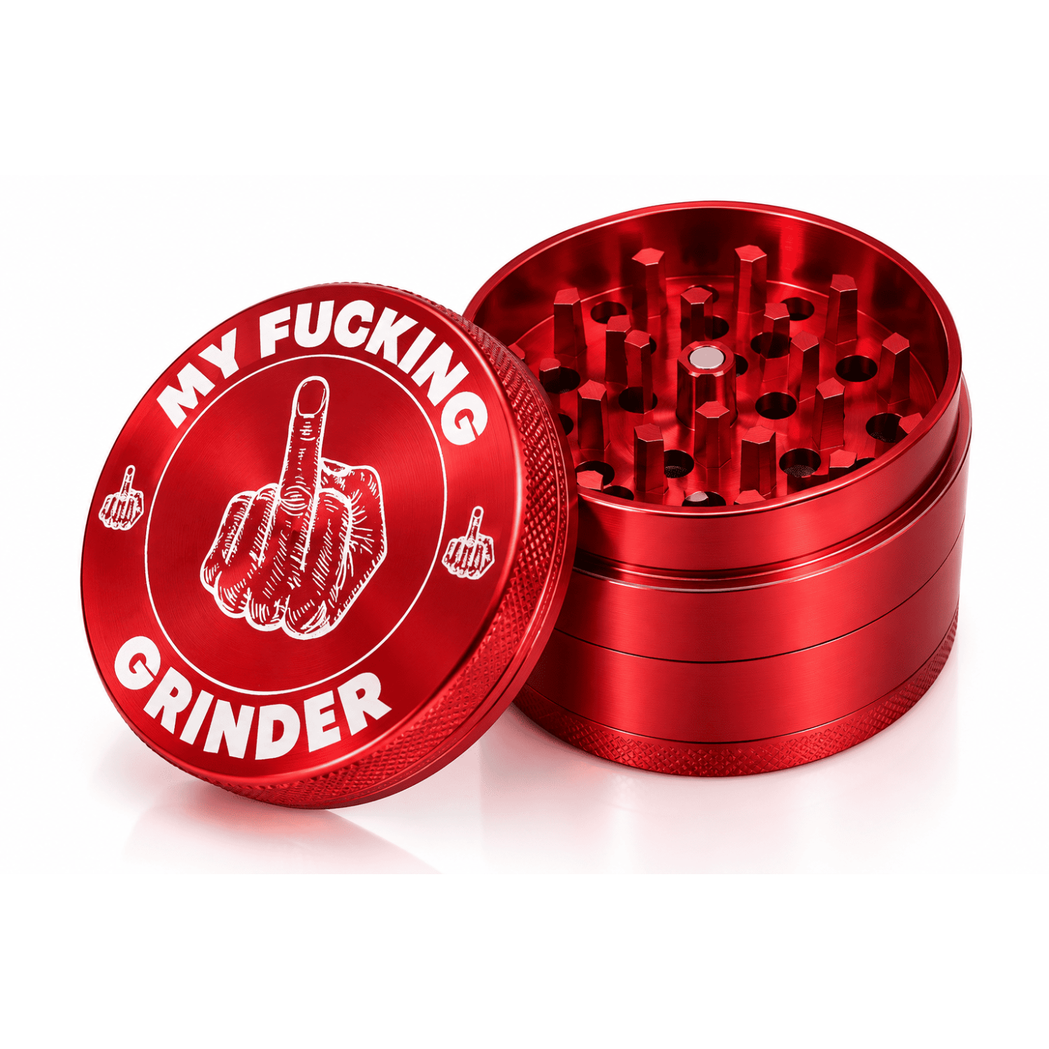 Metall Grinder (My Fucking Grinder) 50mm. 4teile Verschiedene Farbe