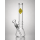 Bullet Zone Glasbong mit 3 Ringe | Höhe: 21 cm, Ø: 22 mm, Schliff: 14,5 mm