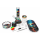 BONG SET Mushroom , 12 Teiler . Bong 20cm mit 2 Köpfe .Tray 9x18cm. Glas Ashtray 85mm.,Grinder46mm.4 Teiler. Bruste,Löffel für oil. Glas JAR & Pillen Dose.