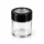 Storage Jar 30ml  5x4 cm. Mit Transparent Schwarz  Deckel 12er Box