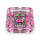 Glas Aschenbecher 4 eckige " BUD LOVE "Ø ca.9x9cm 6er box