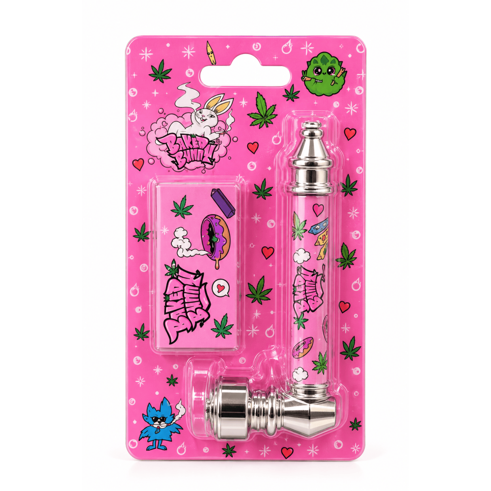 Set Metall Pfeife " Baked Bunny " , 5er Päckchen Siebe Auf Blister VE 24