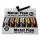 Smoking Metal Pipes mit Hanfblatt-Design 24er box